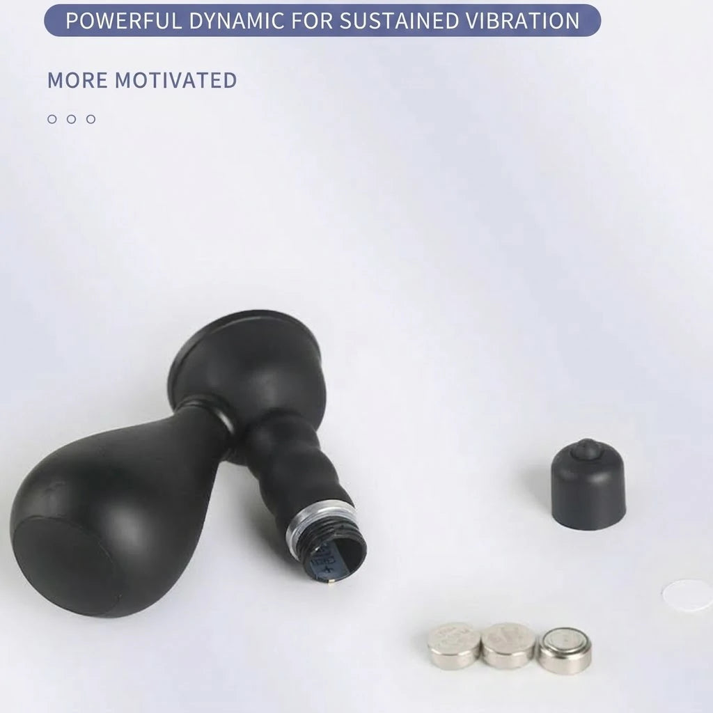 Air Pump Nipple Suction Vibrator with 7-Finger Stimulating Tips