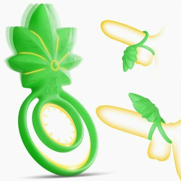 Vibrating Maple Leaf Cock Ring