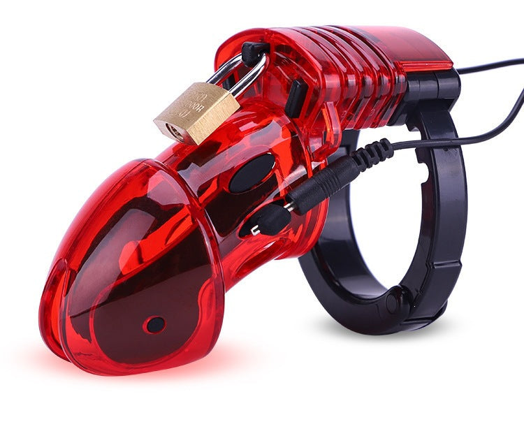 Electric Shock Male Chastity Cage with Control Unit