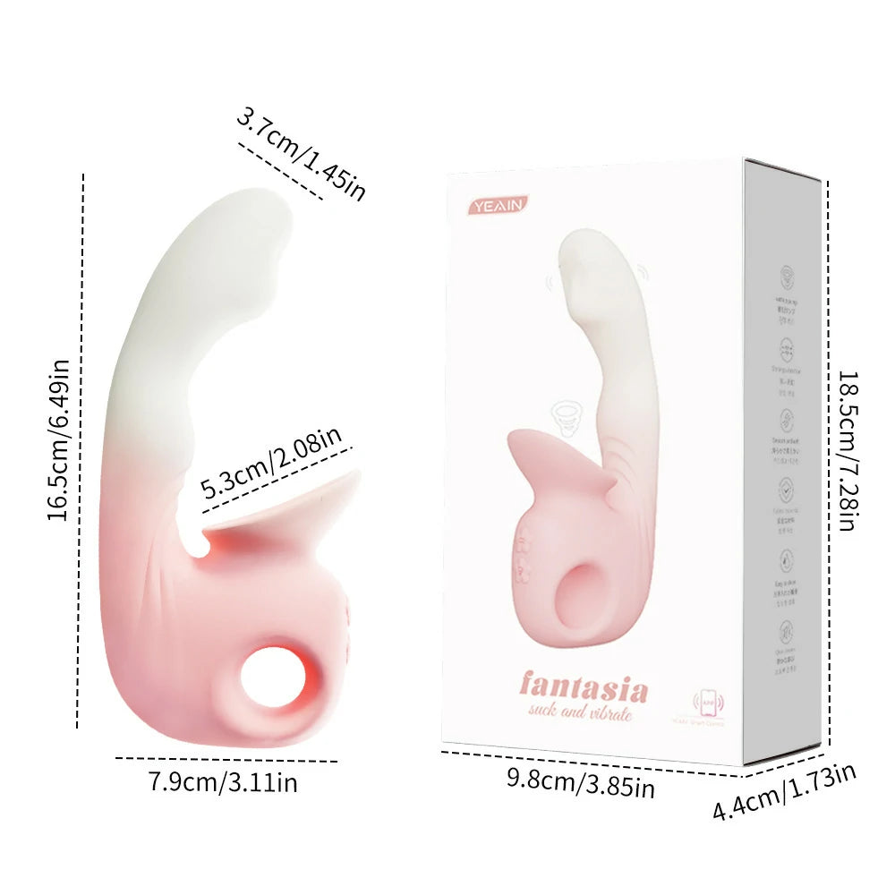 Rhapsody-App Controlled Suction & Vibrating Clitoral Stimulator