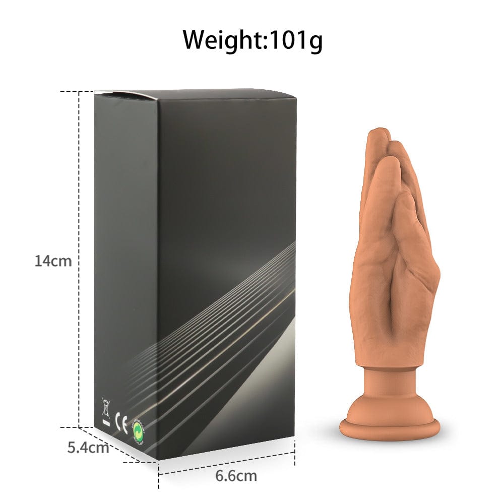 Finger Shaped Vibrating Anal Plug – 10 Modes, Suction Cup Base, Waterproof & Portable