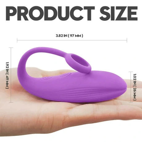 Whale-shaped G-spot vibrating egg
