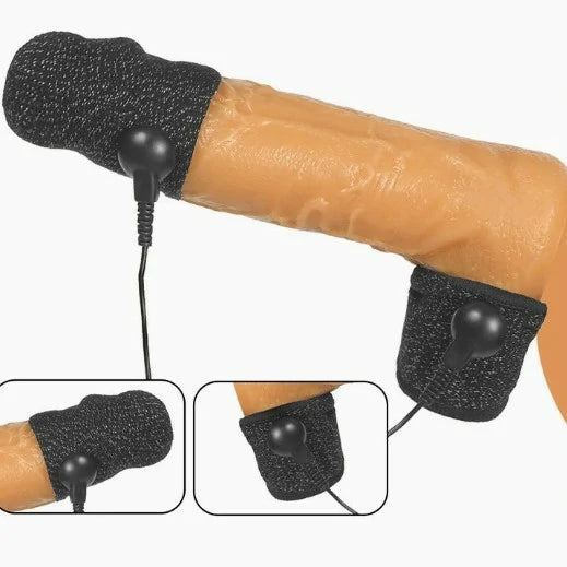 E-Stim Conductive Fiber Cock Ring & Stamina Trainer