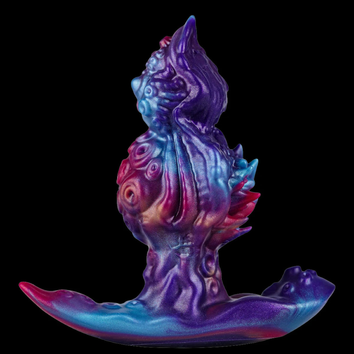 Special-shaped Silicone Anal Plug with Anchored Safety Base