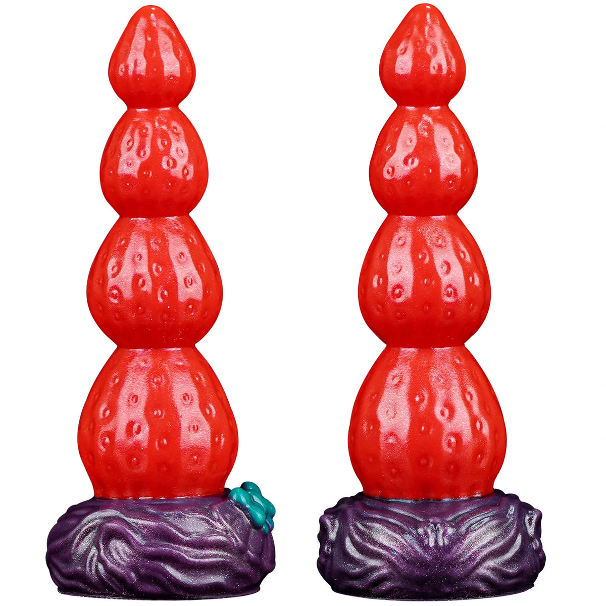 Sweet Strawberry Wireless Remote Vibrating Dildo