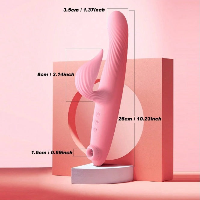 Loviss Luxury Thrusting Dual Rabbit Vibrator with Suction