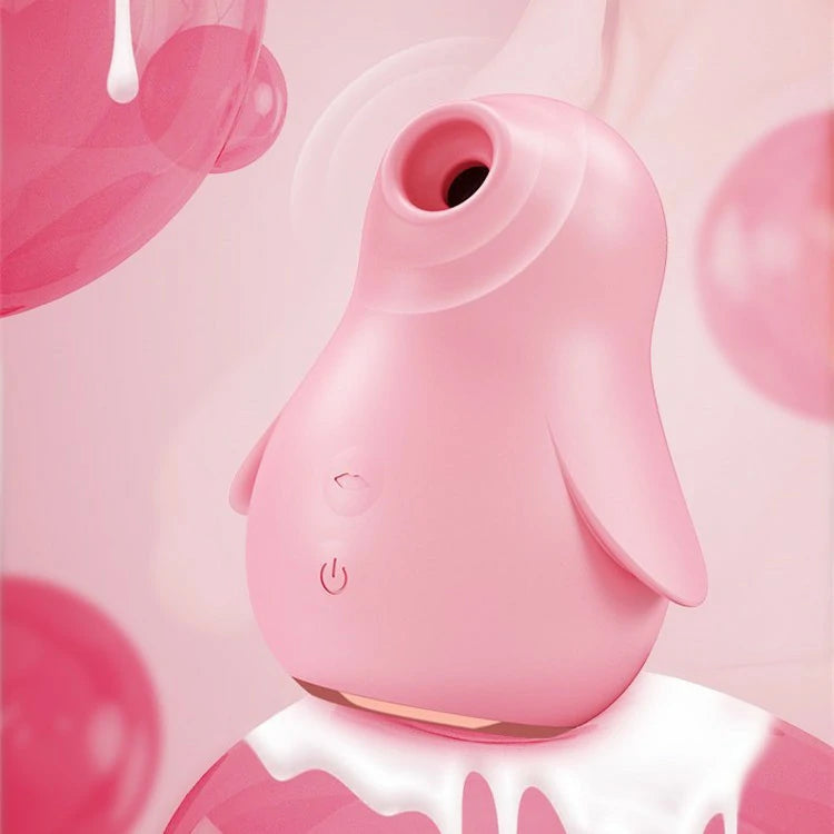 Namiya Pink Penguin Clitoral & Nipple Suction Toy
