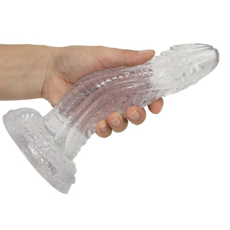 Dragon Scale Long Silicone Anal Plug
