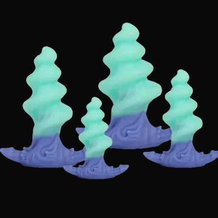 Liquid Silicone Ribbed Butt Plug
