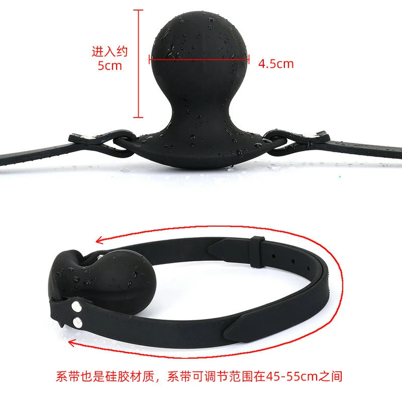 Remote-Controlled Wireless Electric Shock Gag Ball