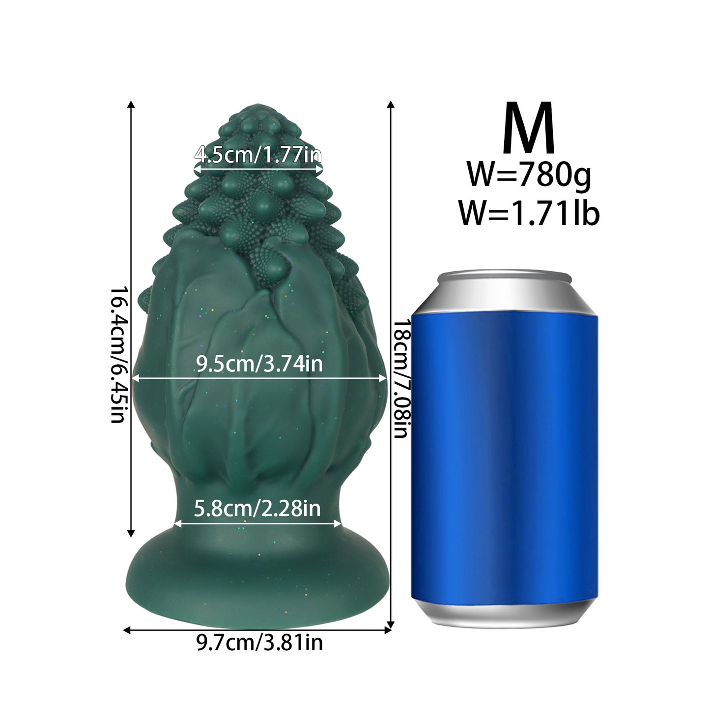 Silicone Cauliflower Anal Plug – Soft Liquid Silicone Expansion Butt Plug