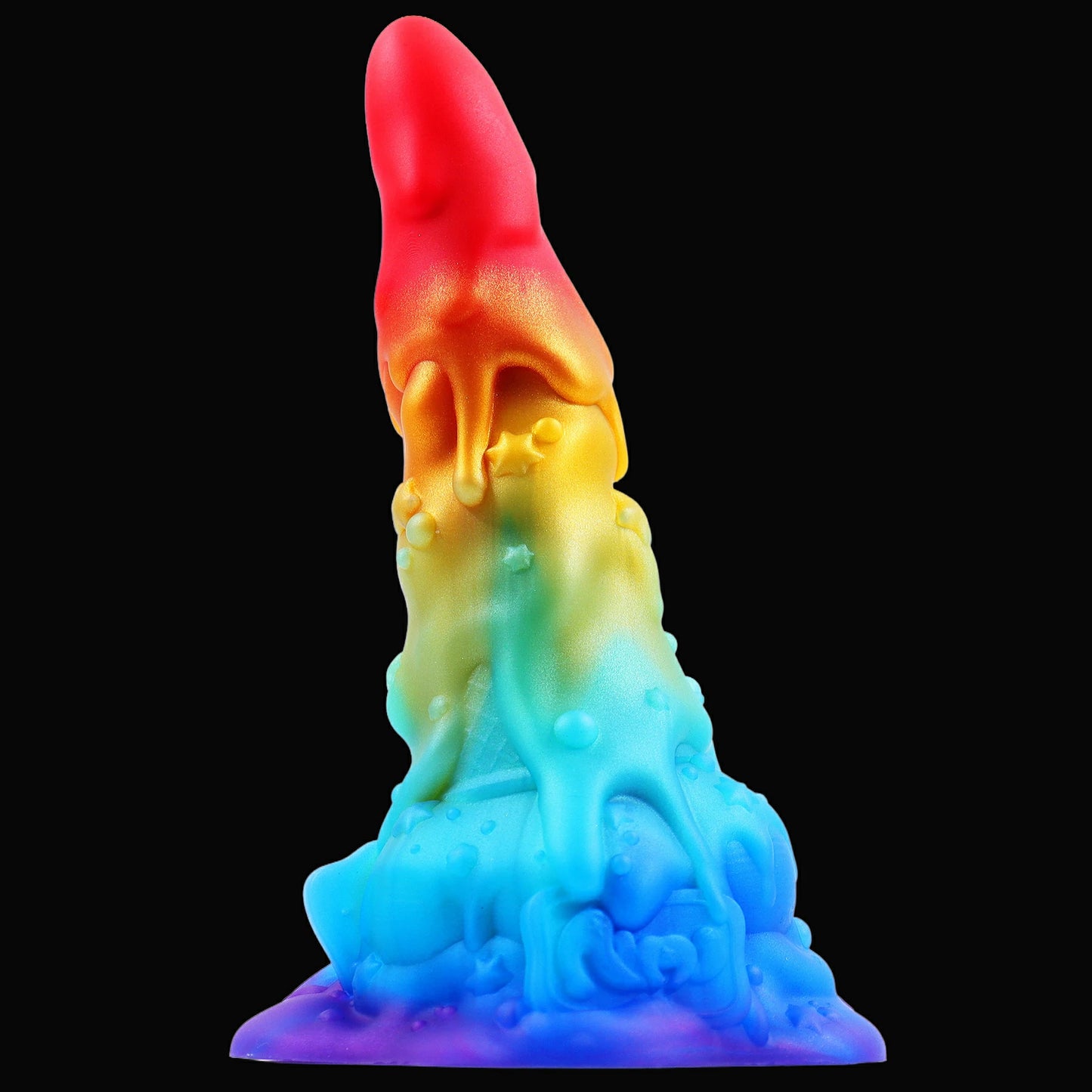 Flexible Rainbow Ice Cream Dildo