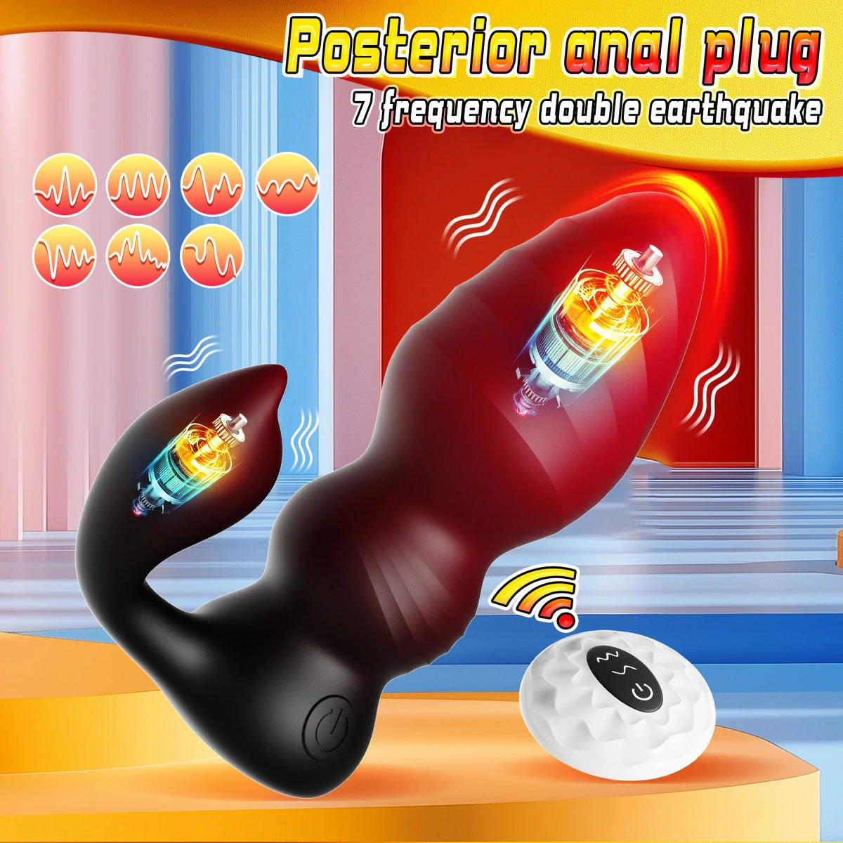 Gourd Tail Vibrating Butt Plug