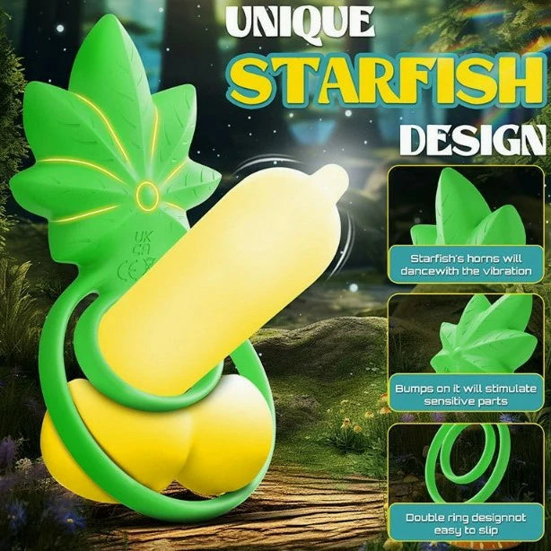 Vibrating Maple Leaf Cock Ring