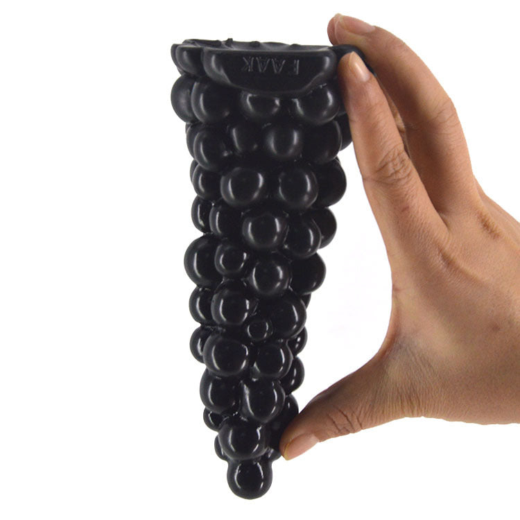 Realistic Grape Cluster Butt Plug and Dual-Use Dildo