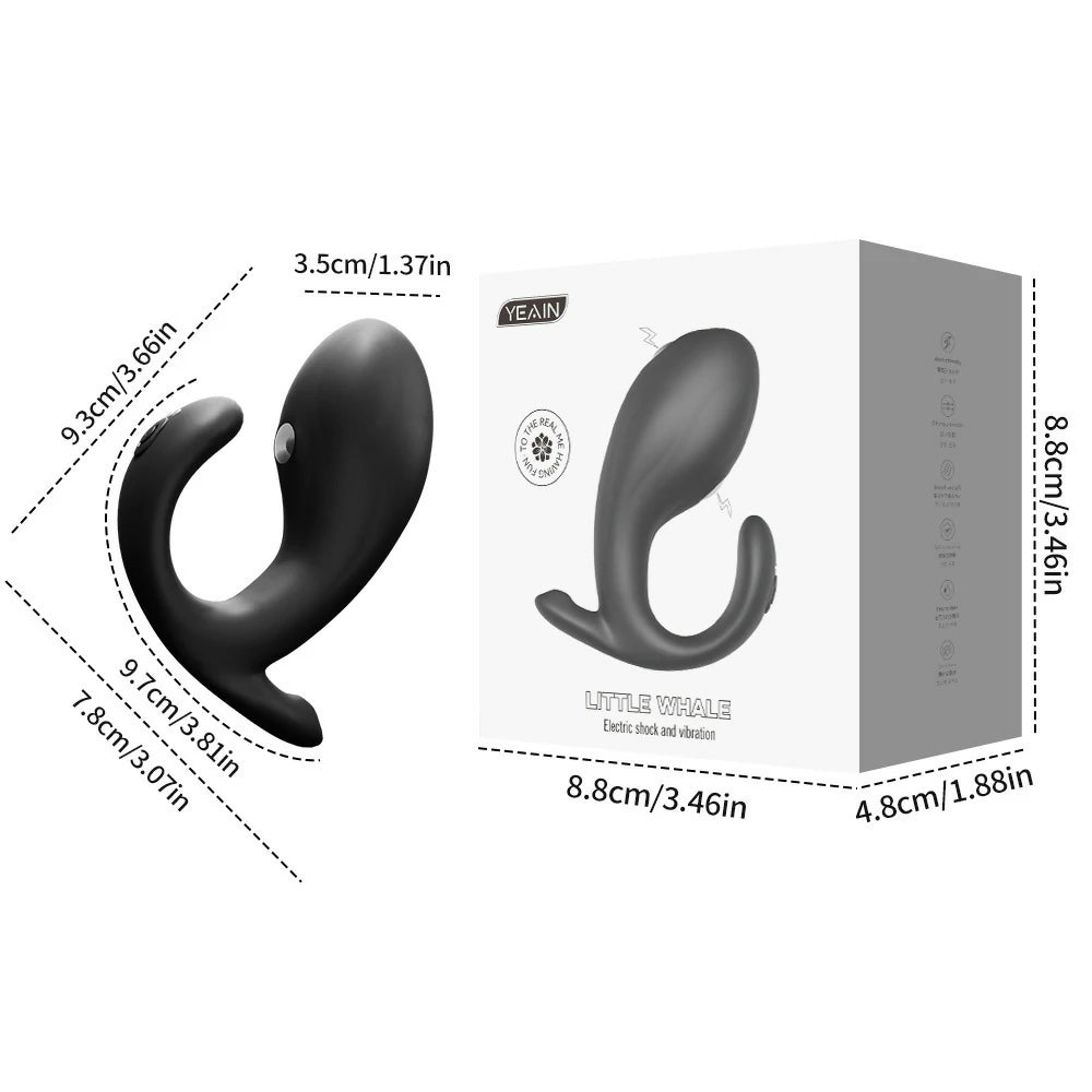 Whaley-App Controlled E-Stim Vibrating Butt Plug