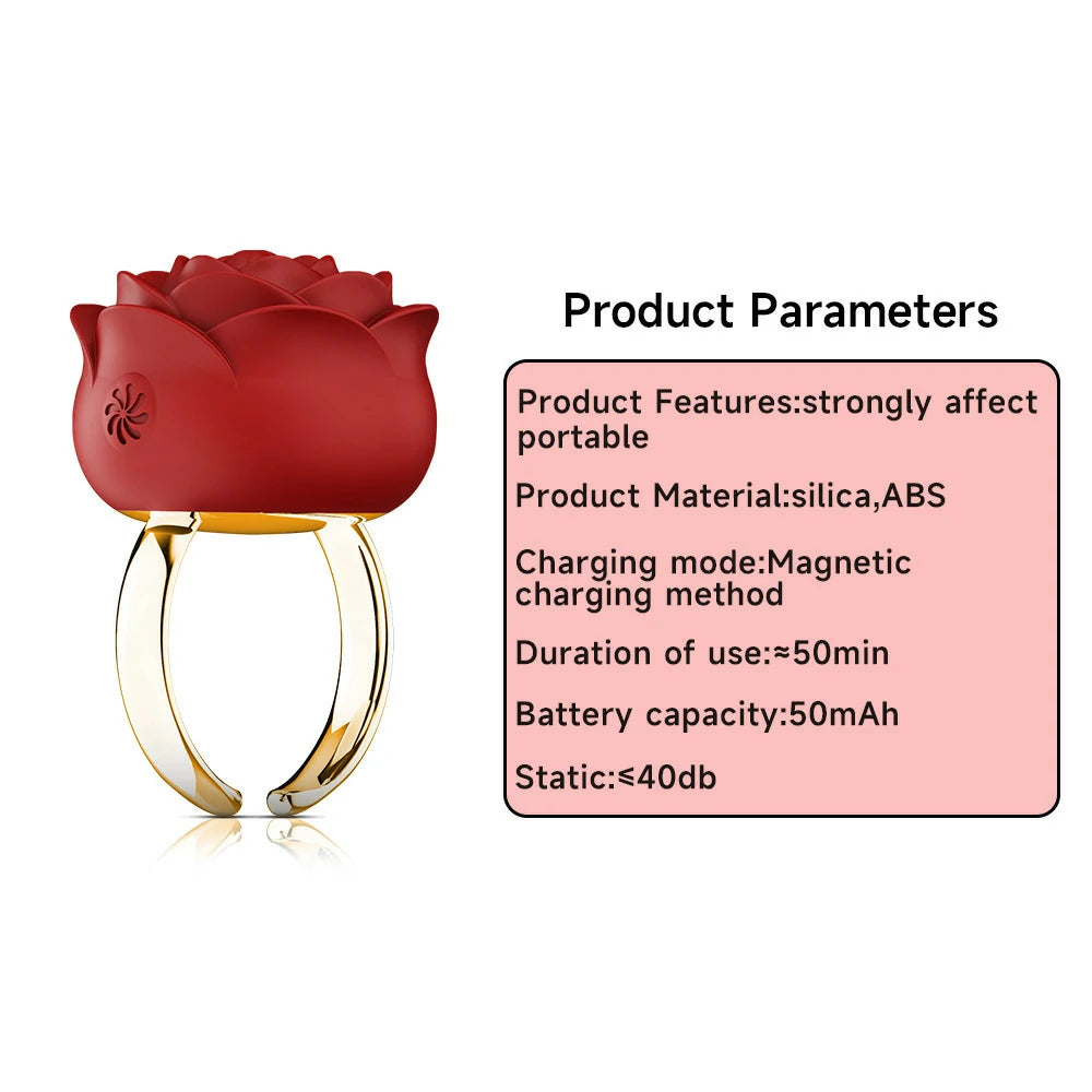Rose Thorn – Rose Clitoral Vibrator Ring
