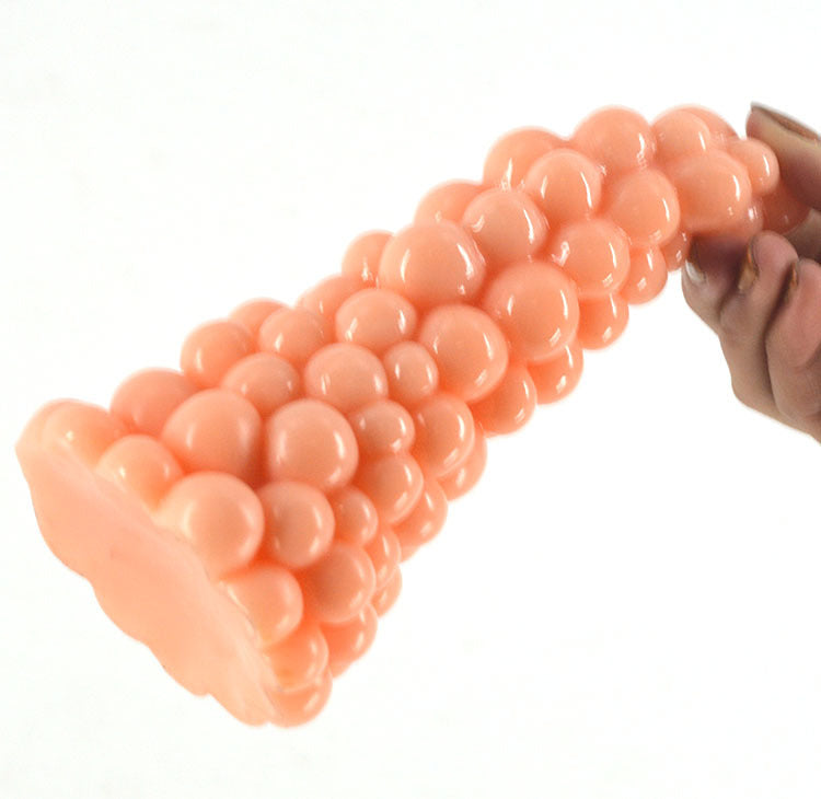 Realistic Grape Cluster Butt Plug and Dual-Use Dildo