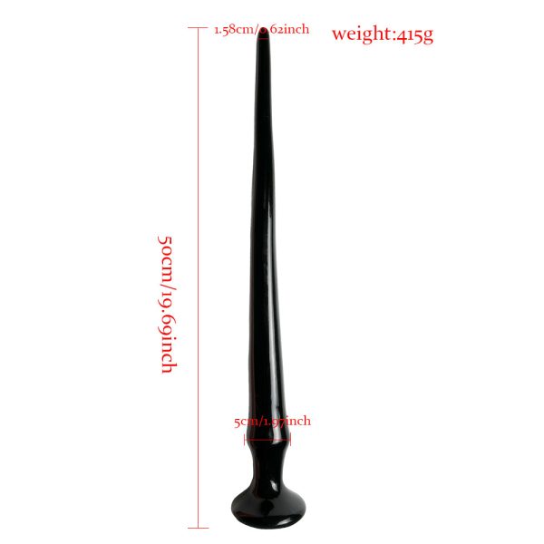 Long and Skinny Dildo 19.69 Inches 2 Colors