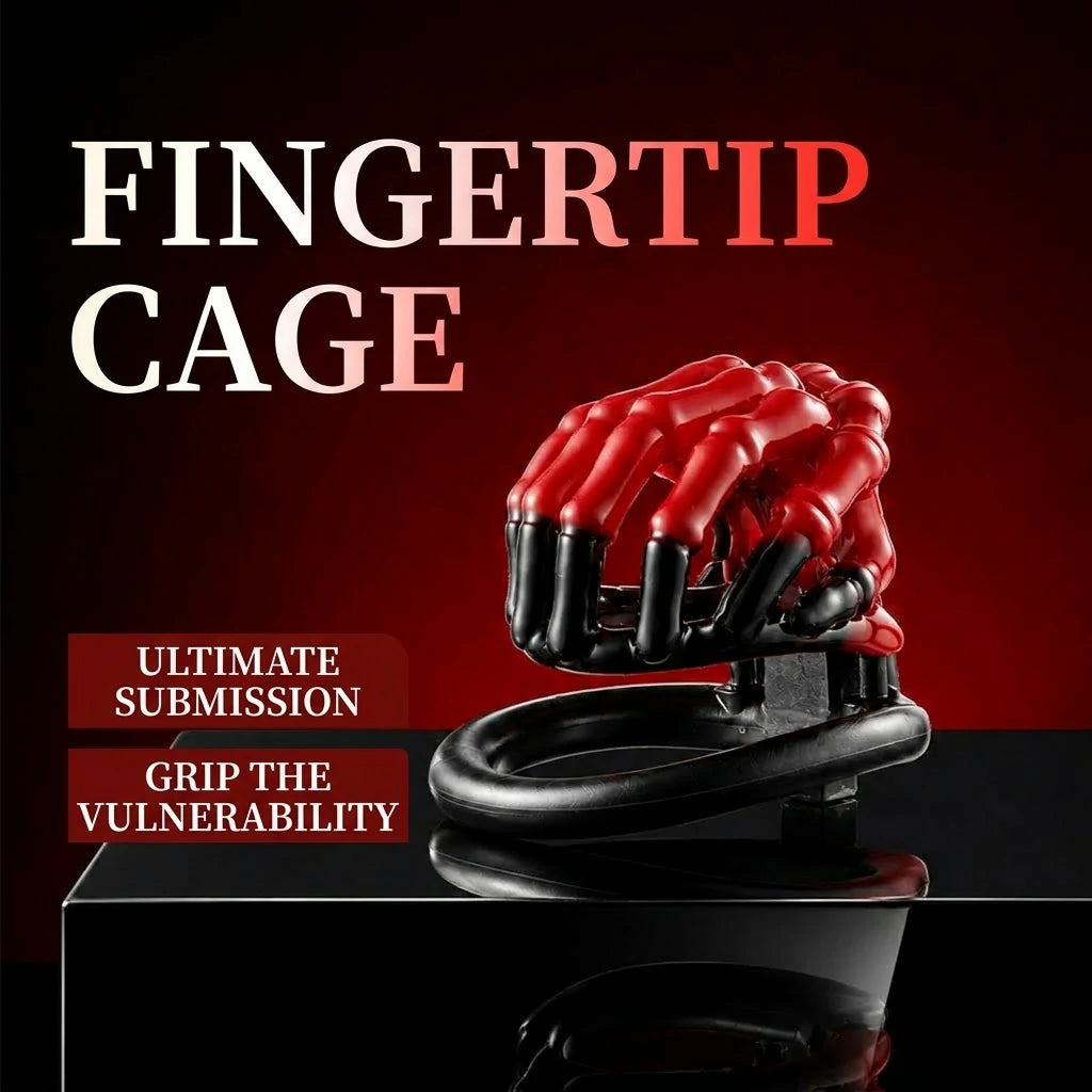 Skeleton Hand Chastity Cage – 5 Size Adjustable Rings