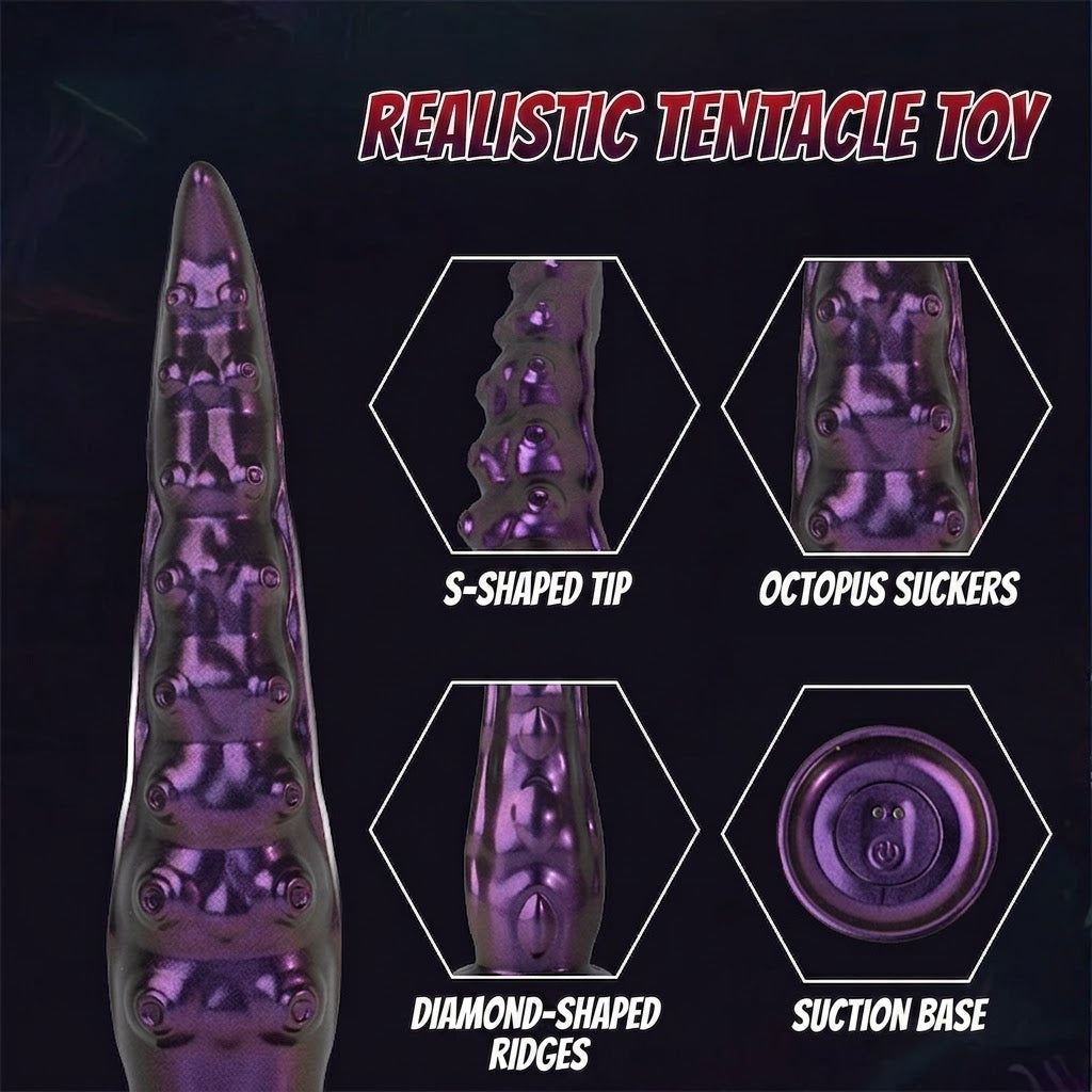 OctoWave App-Controlled Peristaltic Tentacle Vibrator