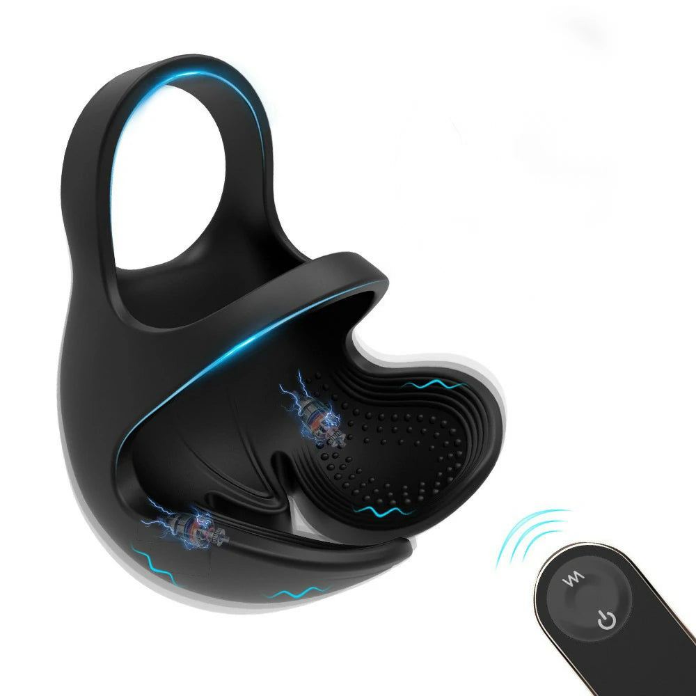 CHAS-RCT Remote Control Dual Vibrating Cock Ring