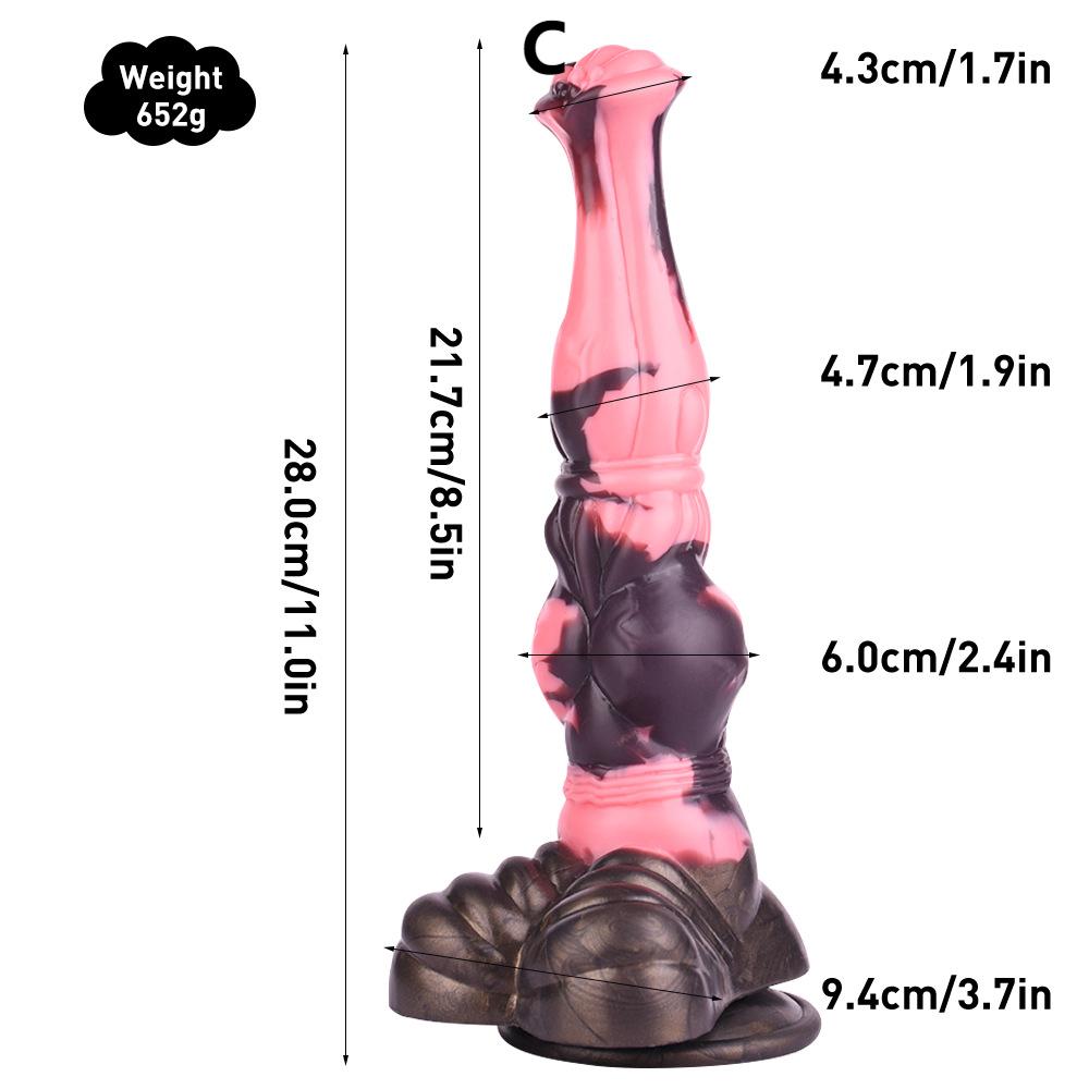 Phantom Night Horse Silicone Dildo