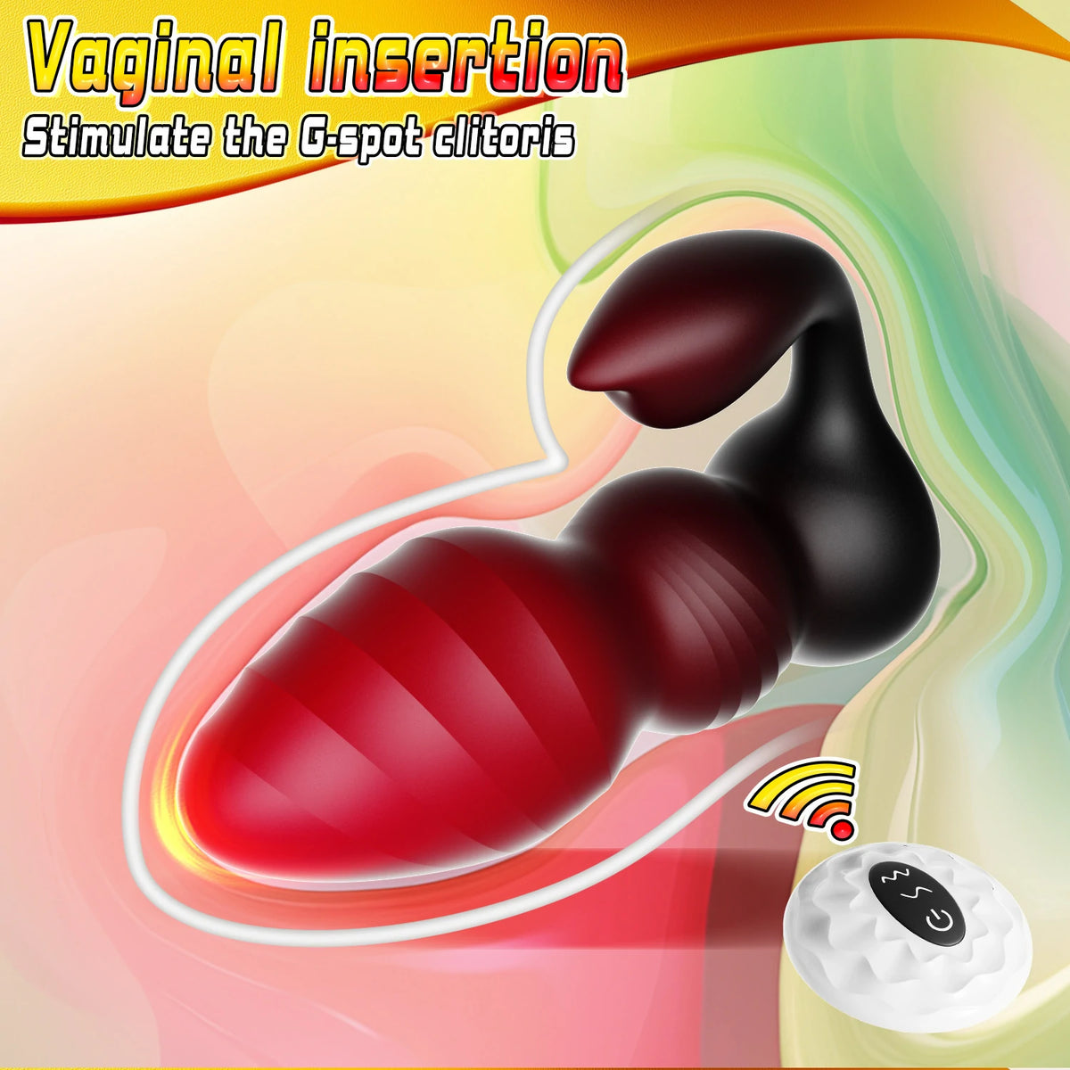 Gourd Tail Vibrating Butt Plug