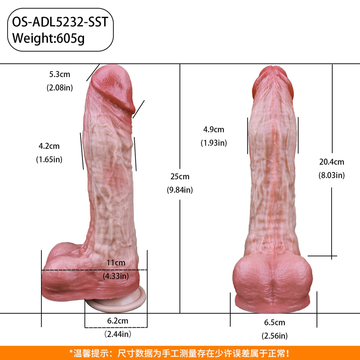 4-in-1 Thrusting Dildo – Remote-Controlled Realistic Silicone Vibrator