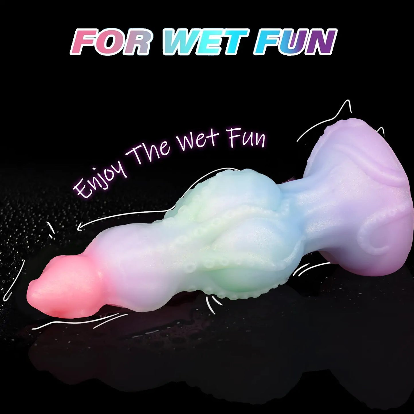 Octo Fantasy Silicone Tentacle Dildo 9 Inches