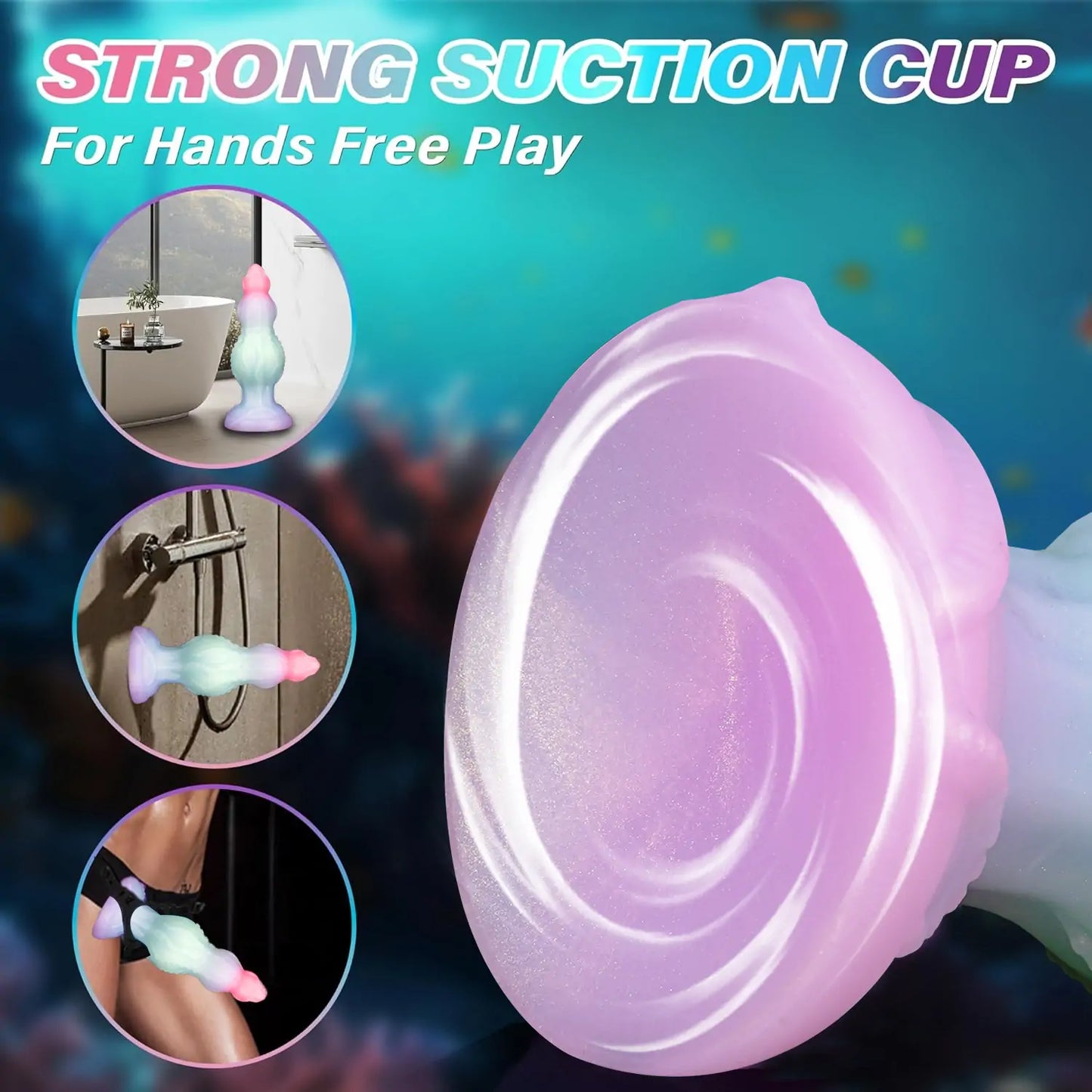 Octo Fantasy Silicone Tentacle Dildo 9 Inches