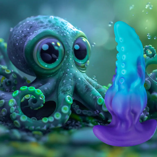 Octopus Fantasy Butt Plug with T Base