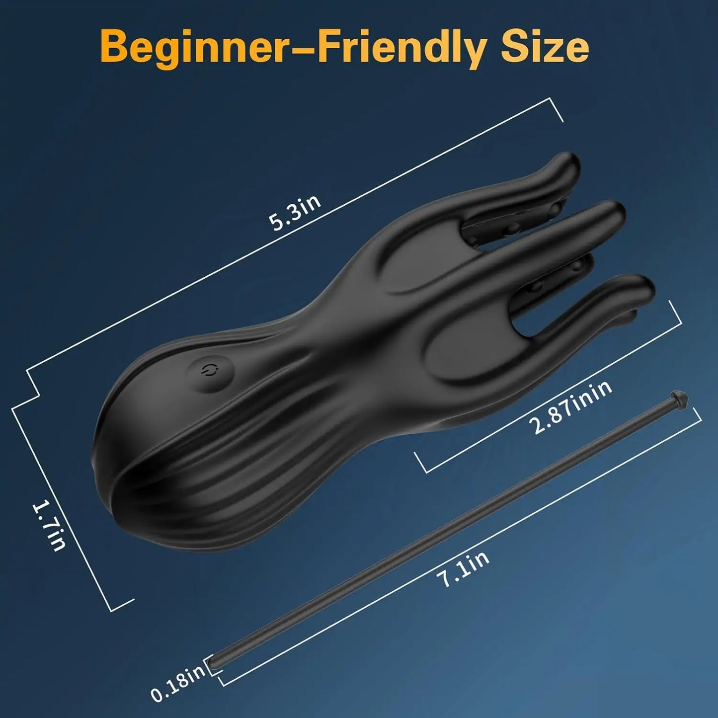 Octopus Glans Massager with Detachable Sounding Rod