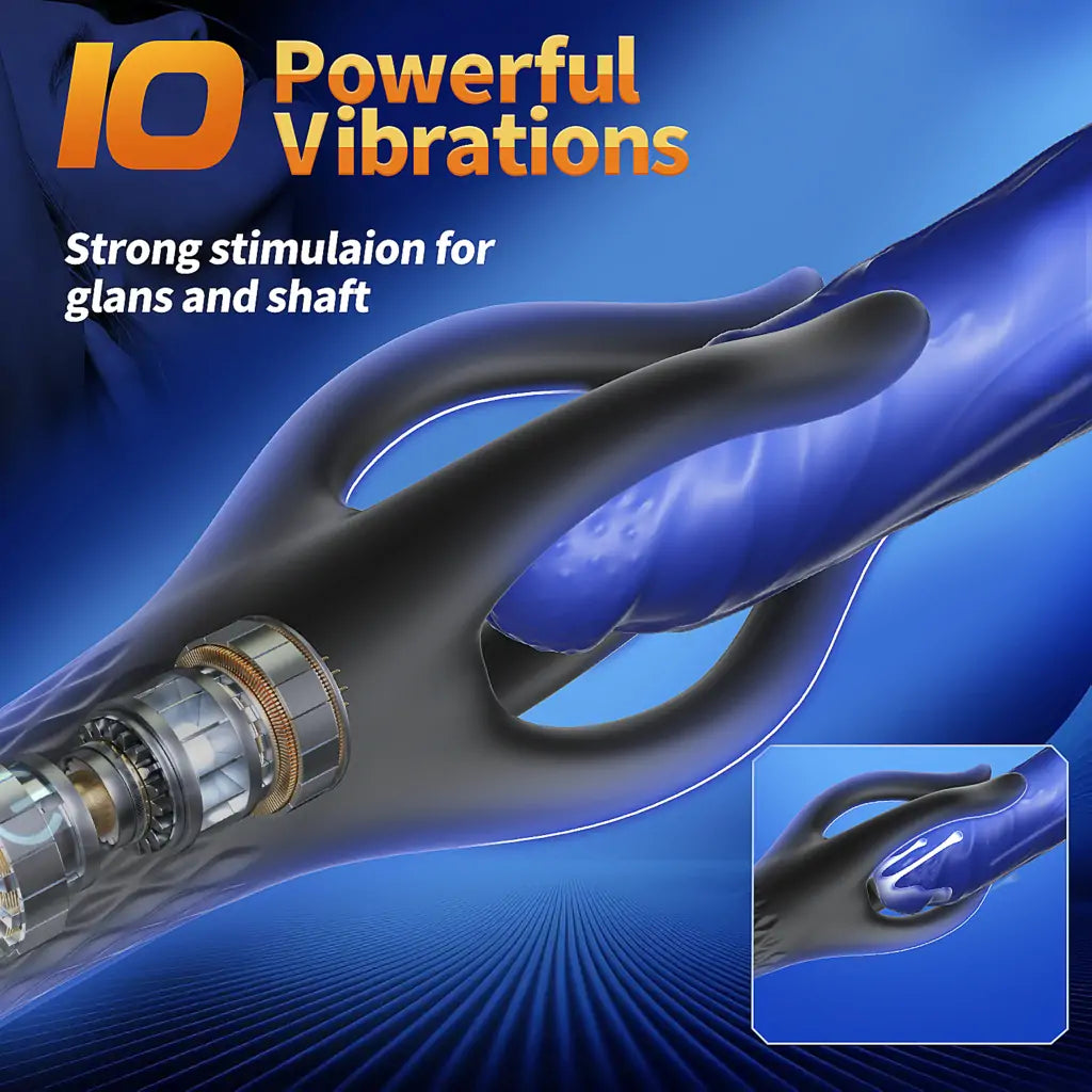 Octopus Penis Vibrator with 360° Wrap