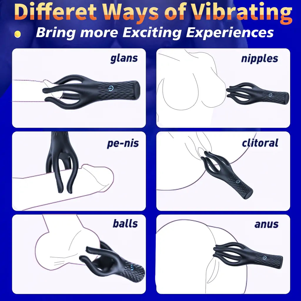 Octopus Penis Vibrator with 360° Wrap