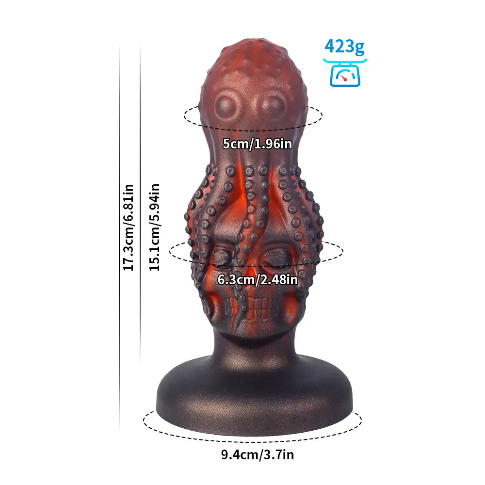 Octopus Skull Fantasy Butt Plug