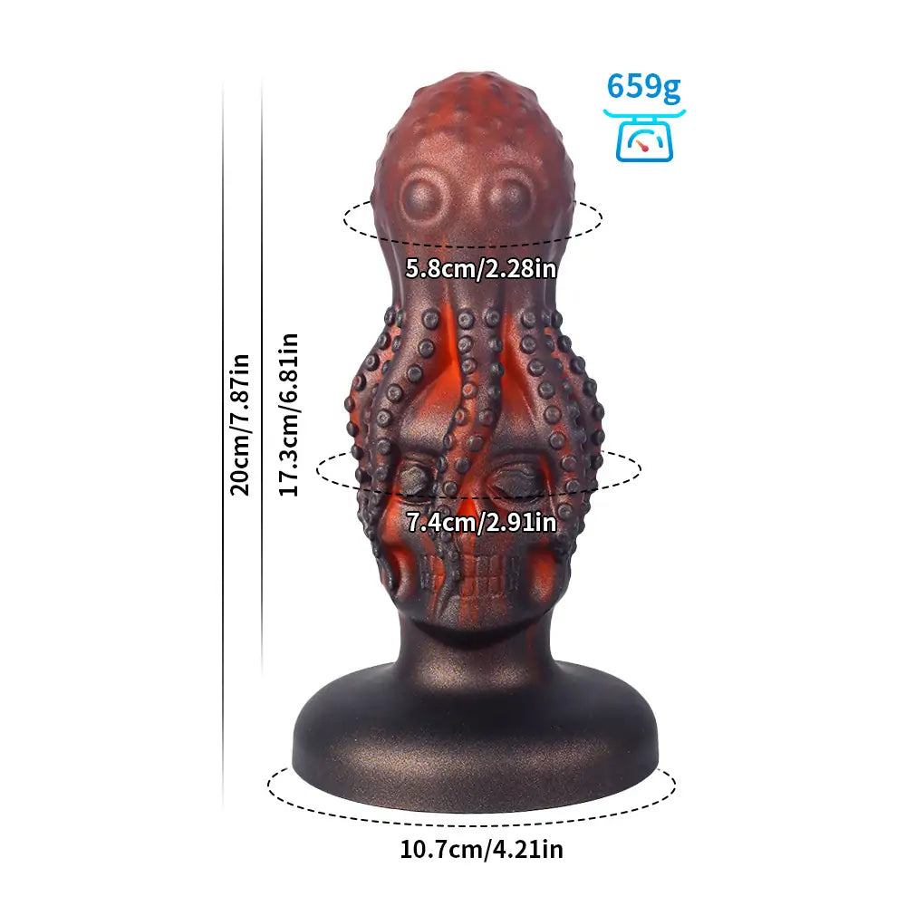 Octopus Skull Fantasy Butt Plug