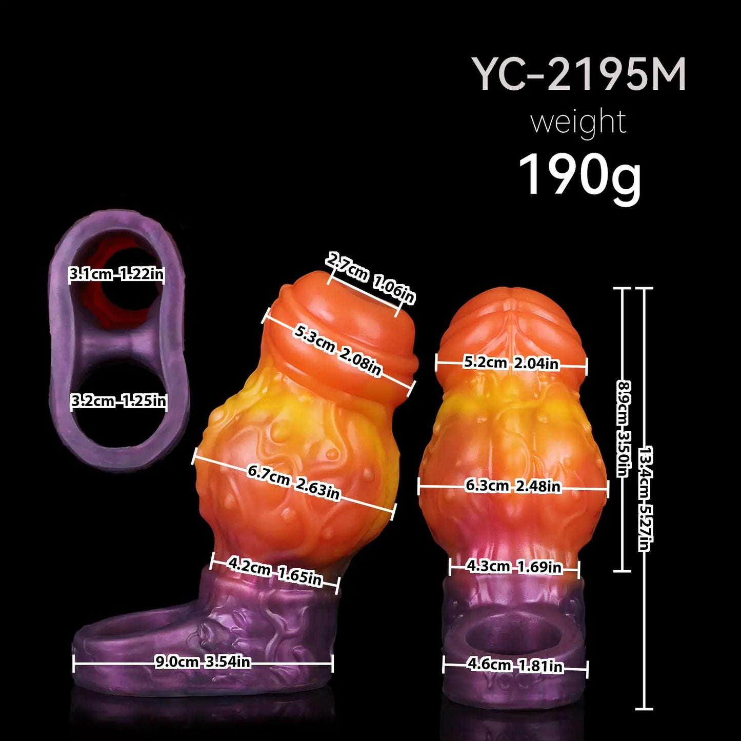 Open-End Dog Knot Penis Sleeve