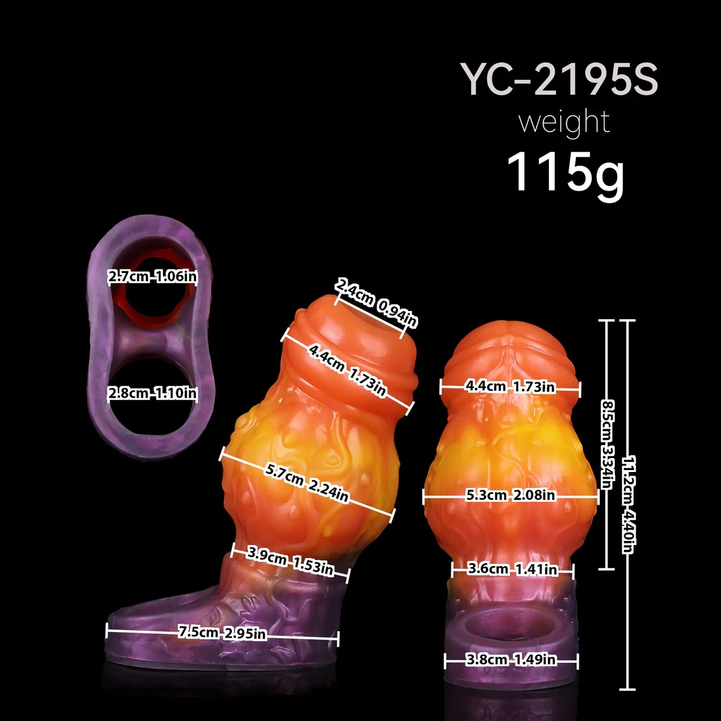 Open-End Dog Knot Penis Sleeve