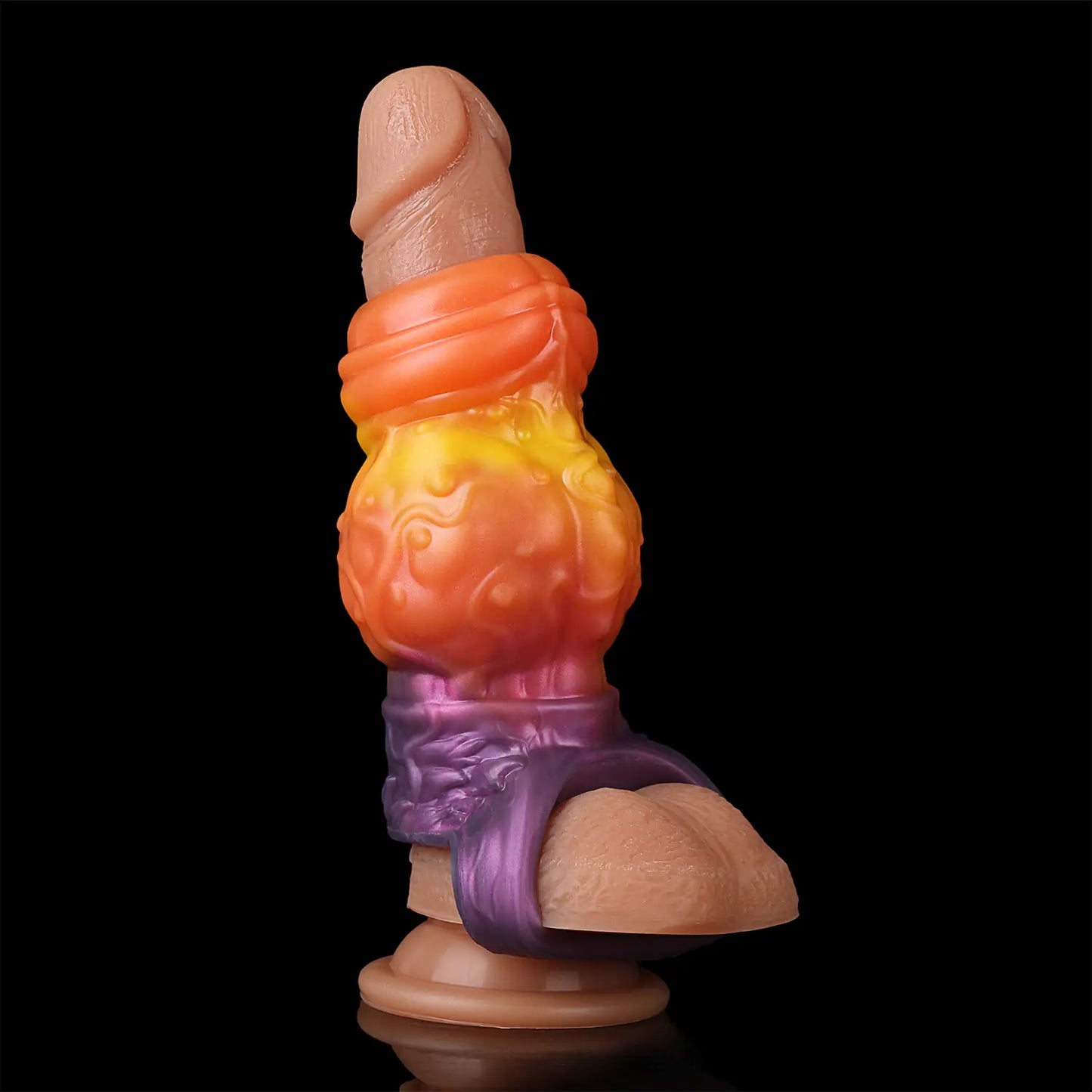 Open-End Dog Knot Penis Sleeve