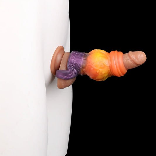 Open-End Dog Knot Penis Sleeve