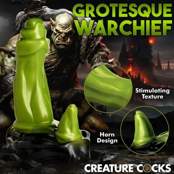 Orc Dildo Dual Horn Fantasy Toy