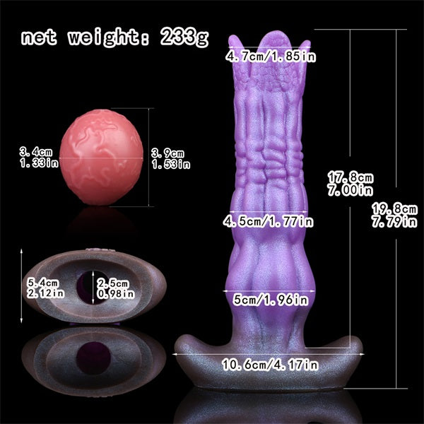 Oviterror - Alien Dildo That Lays Eggs 7.79 Inches