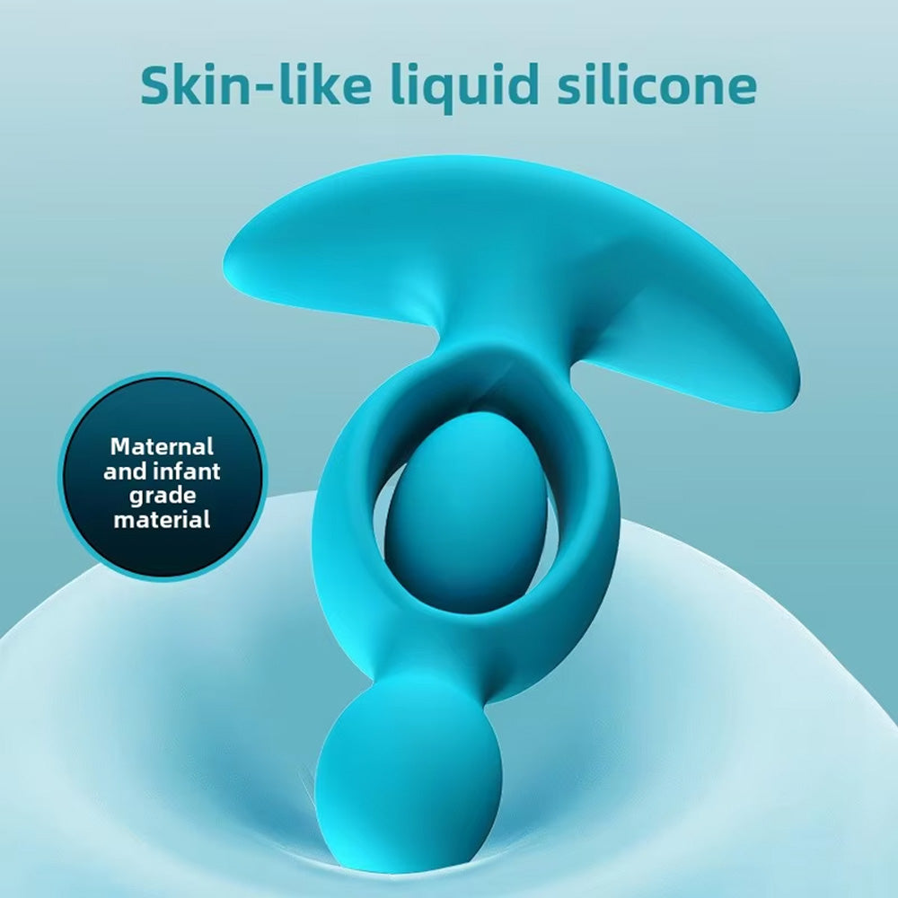 Pagoda Anal Beaded Vibrating Butt Plug with Remote Control