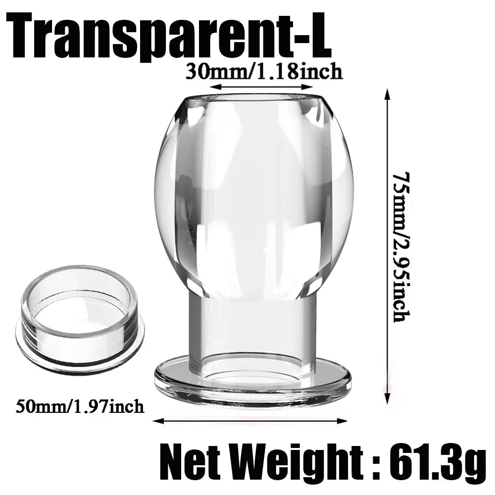 Pigholes Hollow Butt Plugs with Plugs