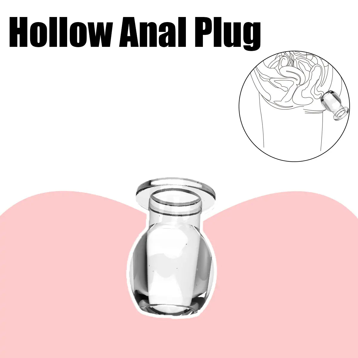Pigholes Hollow Butt Plugs with Plugs
