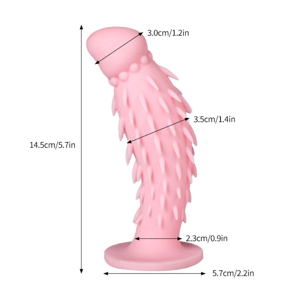 Cactus - Pink Dildo - Spiked Dildo - Female Sex Toys