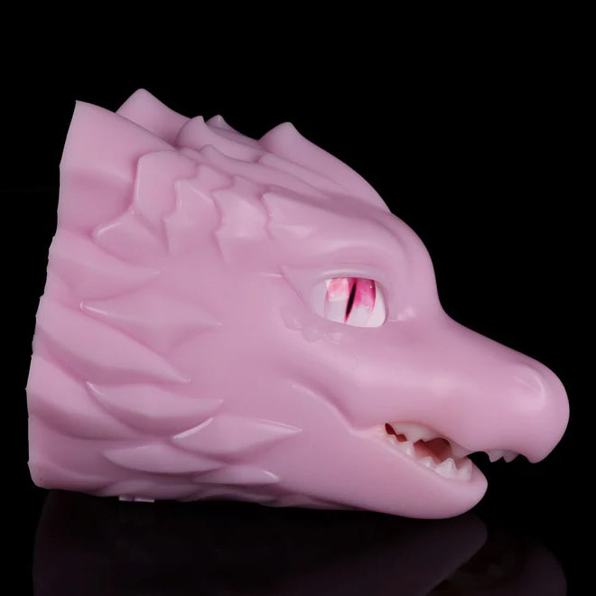 Pink Dragon Head Fantasy Stroker