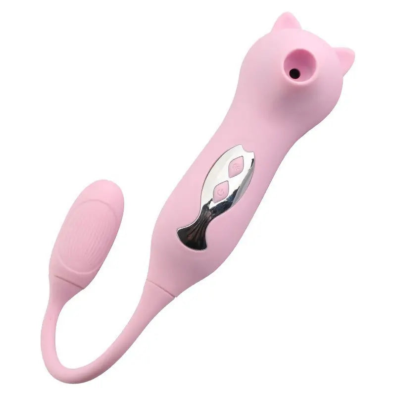 Pink Pussycat Bullet Vibrator – Suction and Vibration