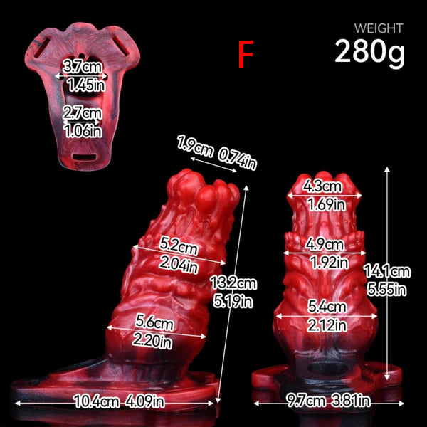 Felbound Sleeve Set – Monster Vibrating Cock Sleeve